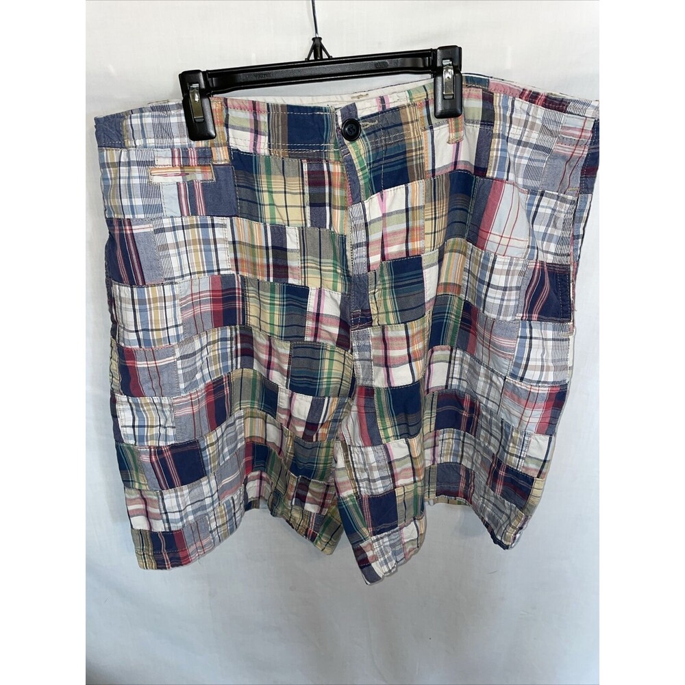 Chor Casual Shorts Men’s Size 36 Multicolor Zip Fly Comfort Patchwork